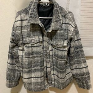 Plaid Crescent Jacket